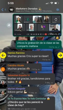 Testimonios de alumnos