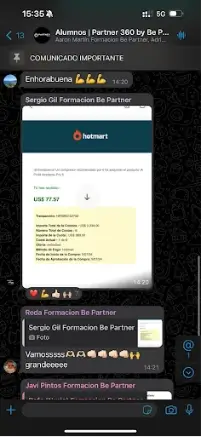 Testimonios de alumnos Mi primera venta e 7 días