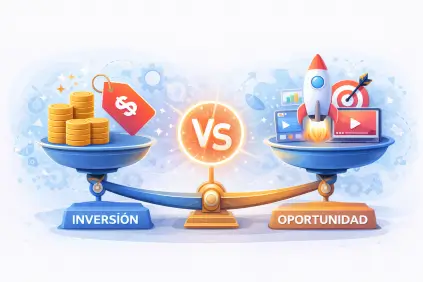 Comparativa del curso entre inversión y conocimientos