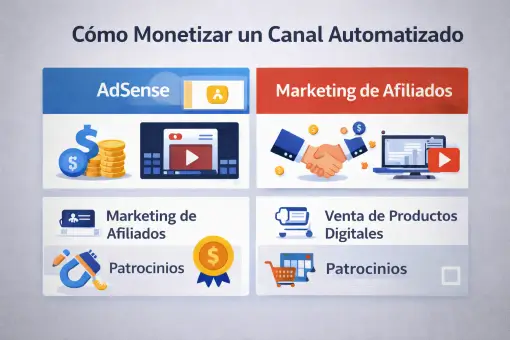 Monetización de un canal automatizado