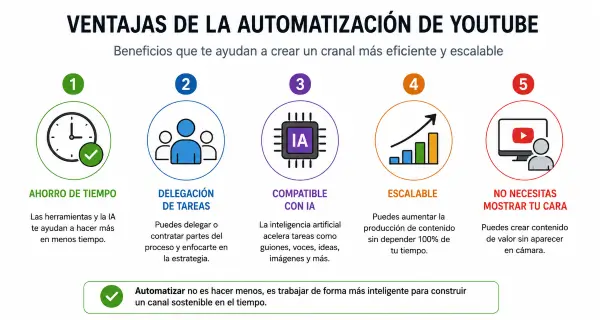 Ventajas de la automatización de youtube
