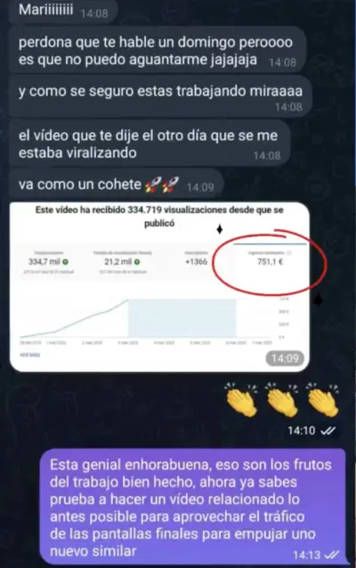 Testimonios del curso MonetizaTube